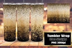 Sparkly Ombre Glitter Tumbler Wrap 20oz Product Image 1