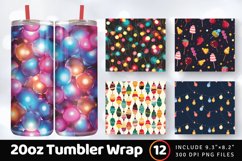 Sweet Lights Tumbler Wrap, 20oz Skinny Tumbler Wraps Product Image 1