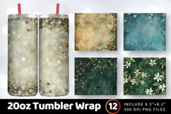 Star Jasmine Spells Tumbler Wrap, 20oz Skinny Tumbler Wraps Product Image 1