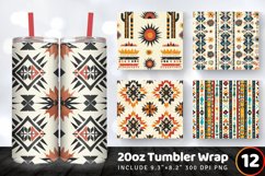 Ethnic Southwest Tumbler Wrap, 20oz Skinny Tumbler Wrap Product Image 1