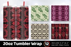 Knitted Lace Fabric Textile Tumbler Wrap, 20oz Skinny Tumble Product Image 1