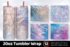 Frosted Iridescent Tumbler wrap, 20oz Skinny Tumbler Wraps Product Image 1