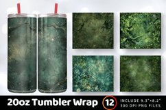 Forest Dragon Spells Tumbler Wrap, 20oz Skinny Tumbler Wraps Product Image 1