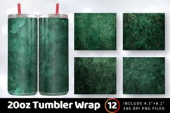 Luxury Forest Green Tumbler Wrap, 20oz Skinny Tumbler Wraps Product Image 1