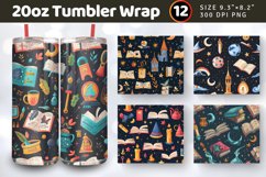 Magical Learning School Tumbler Wraps, 20oz Skinny Tumbler W Product Image 1