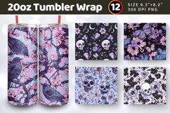 Pastel goth spring Tumbler Wraps, 20oz Skinny Tumbler Wrap Product Image 1