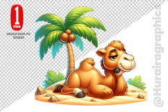 Cute Camel Clipart - PNG File Product Image 1