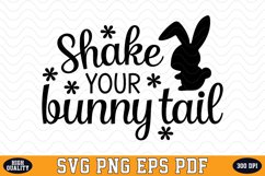 Shake your Bunny tail SVG Design | SVG Cut files Product Image 1