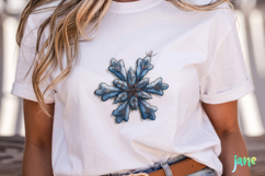 Whimsical Blue Christmas Clipart Product Image 5