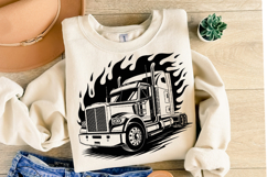 USA Truck Svg Design | Svg Cut Files | Shirt Svg Product Image 2