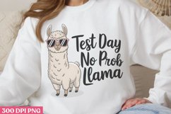 Test day no prob llama PNG, Teachers Testing Day PNG Product Image 2