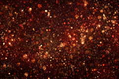 A vibrant and dramatic numerous glowing orange and red light Product Image 1