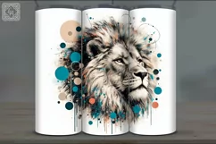 4 Lion Tumbler Sublimation, 20 oz Tumbler Wrap Product Image 3
