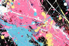Colorful Paint Splatter Abstract Art Background Product Image 1
