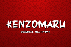 Kenzomaru - Oriental Brush Font Product Image 1
