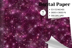 Purple glitter Background Wallpaper Sparkles Digital Paper Product Image 1