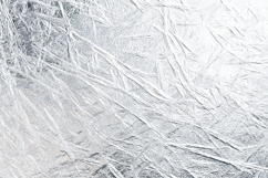Crinkled Silver Foil Texture Background Metallic Paper Product Image 1