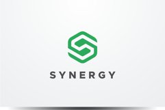 Synergy - Letter S Hexagon Logo Template Product Image 1
