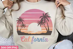 California PNG, Hello Summer Sublimation PNG Product Image 1