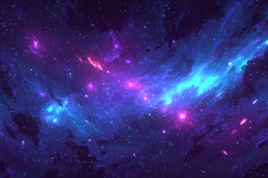 Vibrant Galaxy Nebula Space Background Art Texture Product Image 1