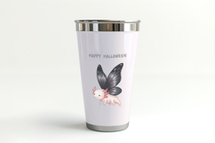 Fantasy Axolotl with Black Butterfly Wing Cute Amphibian PNG Product Image 3