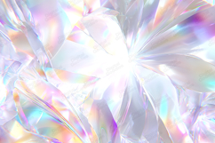 Holographic Crystal Iridescent Abstract Background Product Image 1