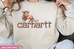 Carhartt PNG, Highland Cow Sublimation PNG Product Image 2