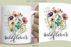 Wild Flower Png | Floral Illustration | Sublimation Designs Product Image 2