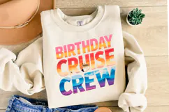 Birthday Cruise Crew svg | Svg Files for Cricut | Shirt Svg Product Image 2