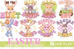 Easter Sublimation PNG Bundle Bunny Chick Farm Hip Hop Joy Product Image 1