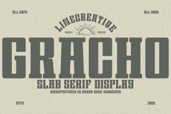 Gracho- Slab Serif Font Product Image 1