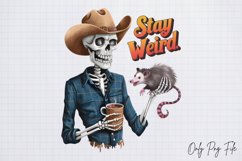 Retro Sarcastic Skeleton Sublimation Design Product Image 1