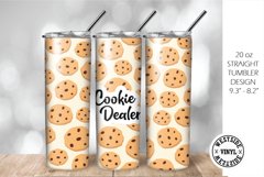 TUMBLER DESIGN COOKIES - SUBLIMATION FILES TUMBLER WRAP Product Image 1