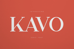 Kavo Elegant Modern Serif Font Product Image 1