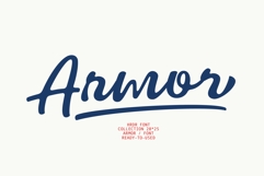 Armor - Elegant Script Font Product Image 1