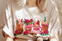 Mother's Day Mom Fuel Sublimation Design PNG, Coffee Lover Product Image 2