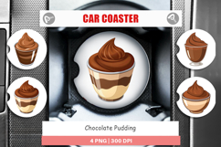 Car Coaster Chocolate Pudding Product Image 1