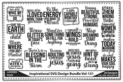Inspirational SVG Design Bundle, Funny Quotes Svg Product Image 1