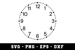 Clock SVG | SVG Cut files | Cricut Product Image 1