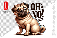 Cute Dog Clipart - PNG File Product Image 2