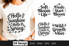 Hello Sunshine Bloom Start SVG PNG Product Image 1
