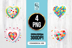 heart cupcake clipart, cute cupcake png, kawaii cupcake clip Product Image 1