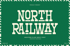 North Railway - Western Slab Serif Font Product Image 1