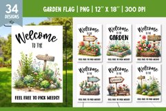 Funny Sarcastic Garden Flag Sublimation Design Mega Bundle Product Image 10