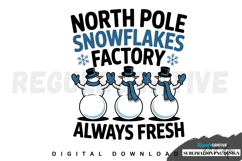 Funny winter, Humorous snowman Sublimation PNG Product Image 1