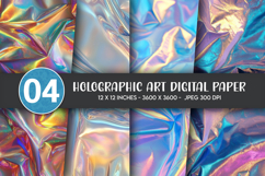 Holographic Art Digital Paper Product Image 1