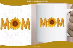 Mom Sunflower | Mothers Day Png | Digital Illustration Product Image 2