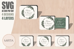 Laser Cut Invitation Holder SVG , A6 Wedding Card Pocket Product Image 1