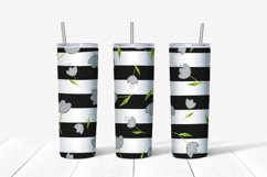 Flowers Skinny Seamless Tumbler Sublimation Wrap Bundle Product Image 3
