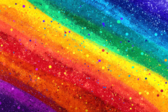 Vibrant Rainbow Paint Splatter Abstract Background JPG Product Image 1
